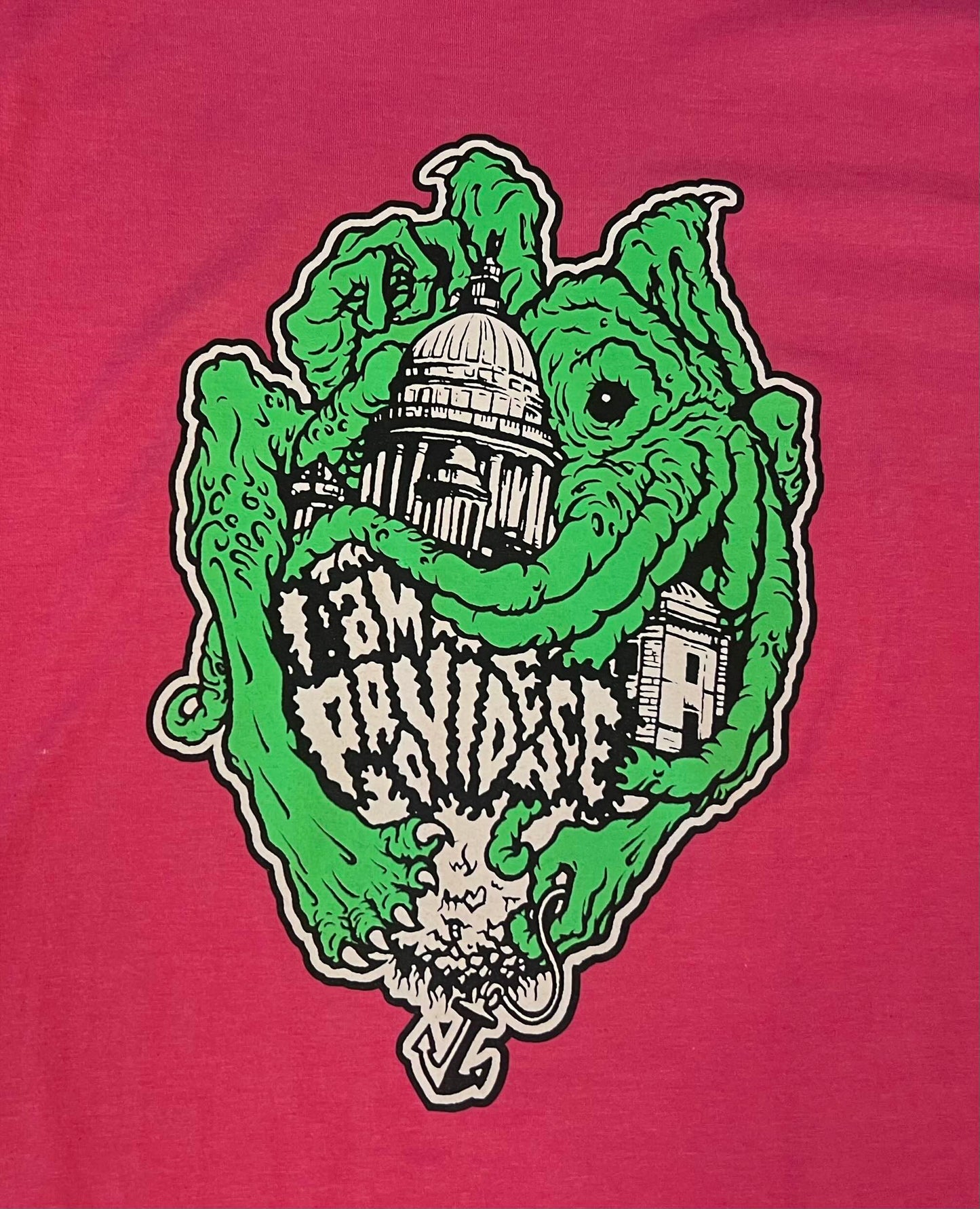 Cthulhu Pink I Am Providence Shirt (GunSho)