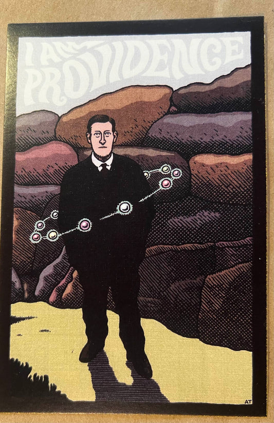 I Am Providence Lovecraft postcard