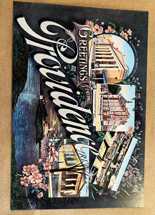 Vintage Greetings from Providence Postcard